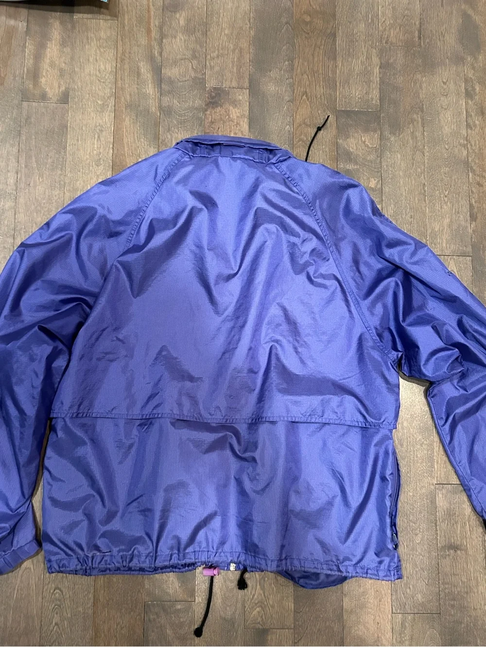 Vintage 1990s (1994) Eddie Bauer Purple Packable Windbreaker Jacket